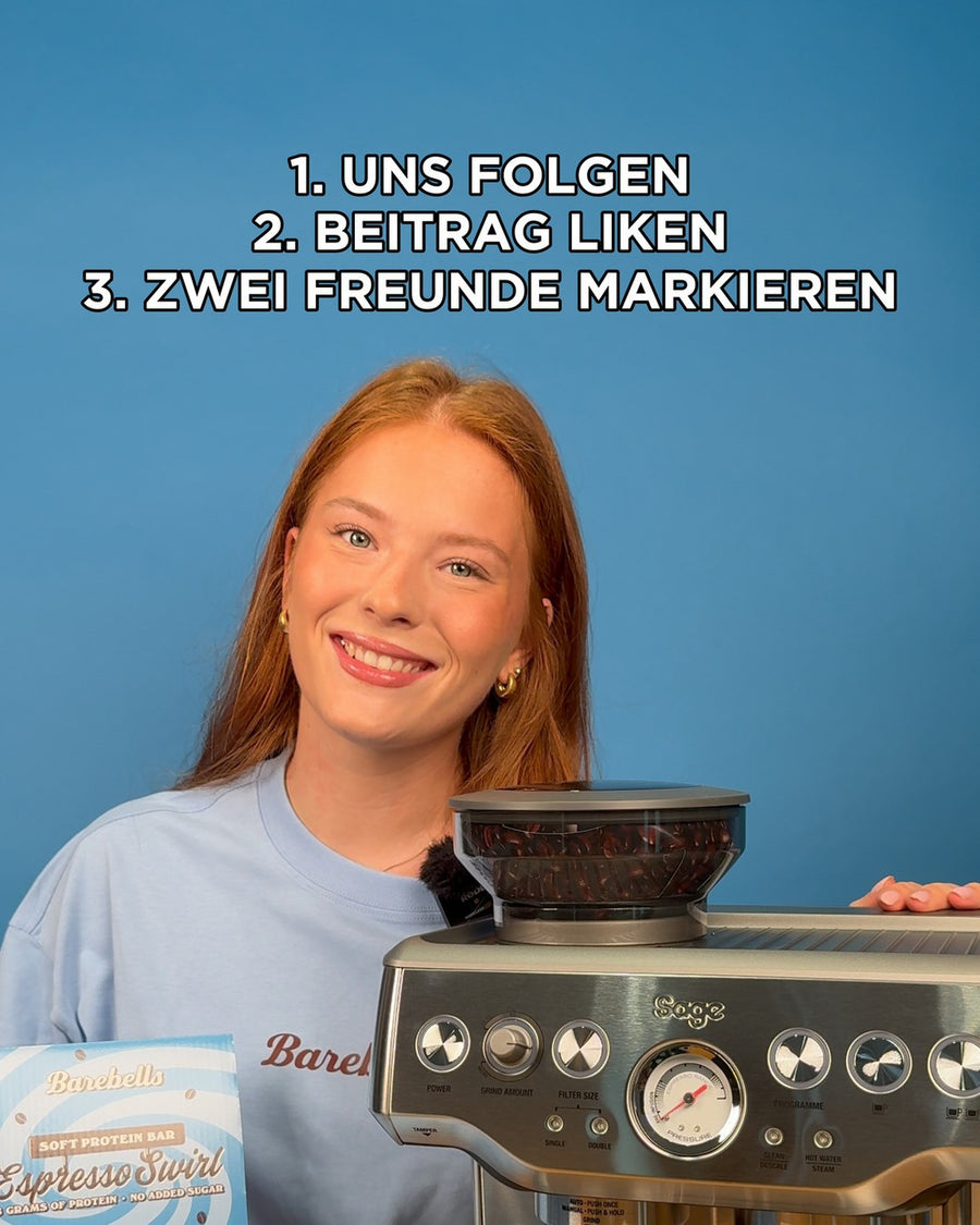 GEWINNSPIEL! 🙌

Ihr könnt eine Sage Siebträgermaschine und 5 Trays unsere neuen Sorte Espresso Swirl gewinnen! 🤭
Dafür müsst ihr nur:

- Uns und @sageappliancesde folgen
- Beitrag liken
- Zwei Freund*innen in den Kommentaren markieren

Viel Glück! ✨👀
—————

Das Gewinnspiel wird in keiner Weise von Meta gesponsert, beworben oder verwaltet. Die Aktion läuft bis einschließlich bis 17.09.26 um 23:59 Uhr. Die GewinnerInnen werden am 18.09.26 ausgewählt und per DM von uns benachrichtigt. Teilnahmeberechtigt si
