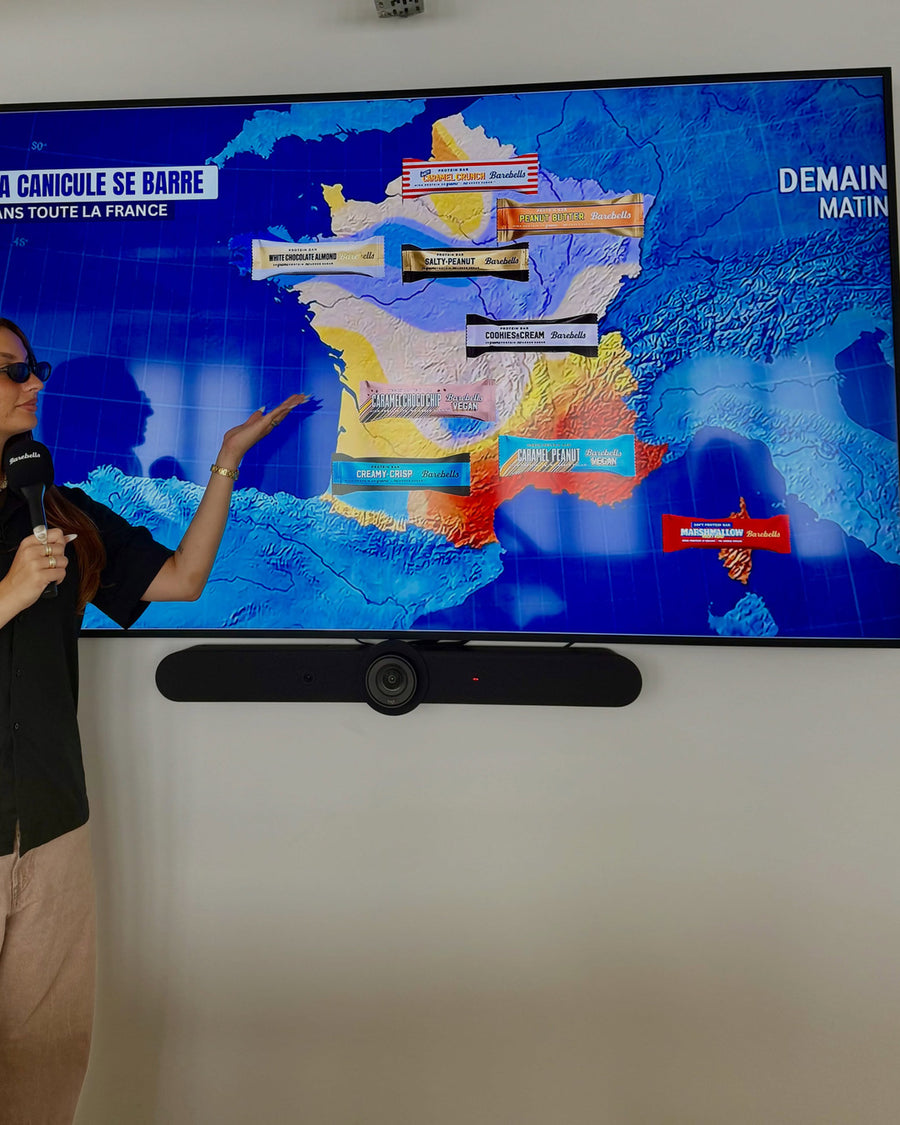 🚨 ALERTE MÉTÉO : la canicule se BARRE.

Maintenant, regardez bien la carte : vous êtes dans quelle région Barebells ? 👀👇

#barebells #barebellsfrance